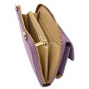 Urania Monedero/soporte Para Celular en Piel con Bandolera Lila TL142433