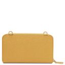 Urania Portafoglio/portacellulare in Pelle con Tracolla Giallo pastello TL142433