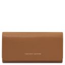 Iside Exclusive Leather Wallet - Large Size Caramel TL142434