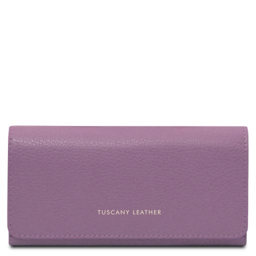 Iside Esclusivo Portafogli in Pelle - Misura Grande Lilla TL142434