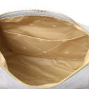 Sierra Borsa a Spalla in Pelle Scamosciata Celeste TL142419