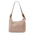 Sierra Schultertasche aus Wildleder Beige TL142419