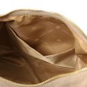 Sierra Sac à épaule en Cuir Suédé Beige TL142419