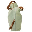 Sierra Bolso de asa Larga en Piel Agamuzada Menta Verde TL142419