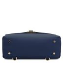 Silene Handtasche aus Kalbsleder Dunkelblau TL142152