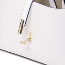Agatha Leather Handbag White TL142456