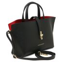 Agatha Sac Cabas en Cuir Noir TL142456