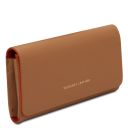 Iside Exclusive Leather Wallet - Large Size Caramel TL142434