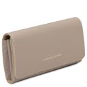 Iside Exclusive Leather Wallet - Large Size Light Taupe TL142434