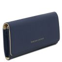 Iside Exclusive Leather Wallet - Large Size Dark Blue TL142434