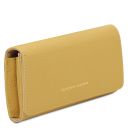 Iside Esclusivo Portafogli in Pelle - Misura Grande Giallo pastello TL142434