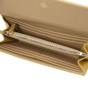 Iside Exklusive Damenbrieftasche aus Leder - Gross Pastell Gelb TL142434