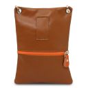 TL Bag Сумка-мини через плечо из мягкой кожи Коньяк TL142431