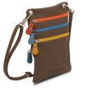 TL Bag Sac Bandoulière en Cuir Souple Taupe foncé TL142431