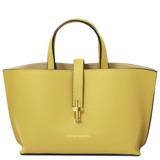 Agatha Borsa a Mano in Pelle Giallo Lime TL142456