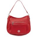 Brenda Borsa a Spalla in Pelle Morbida Rosso Lipstick TL142450