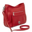 Brenda Borsa a Spalla in Pelle Morbida Rosso Lipstick TL142450