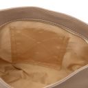 Brenda Sac Bandoulière en Cuir Souple Taupe TL142450