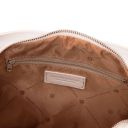 Brenda Schultertasche aus Weichem Leder Weiß TL142450