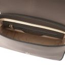 Nausica Leather Shoulder bag Dark Taupe TL141598