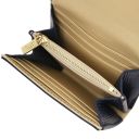 Iside Elégant Portefeuille en Cuir - Petit Modèle Bleu foncé TL142436