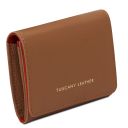 Iside Exclusive Leather Wallet - Small Size Cognac TL142436