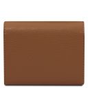 Iside Esclusivo Portafogli in Pelle - Misura Piccola Cognac TL142436