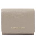 Iside Elégant Portefeuille en Cuir - Petit Modèle Taupe clair TL142436