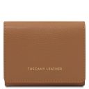 Iside Exclusive Leather Wallet - Small Size Caramel TL142436
