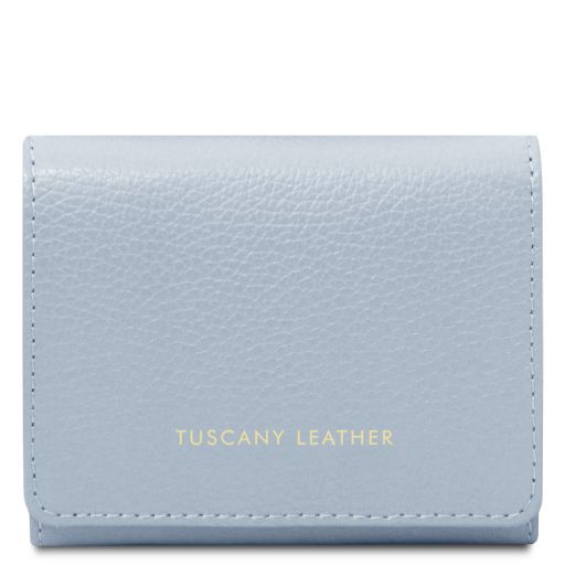 Iside Elégant Portefeuille en Cuir - Petit Modèle Bleu céleste TL142436