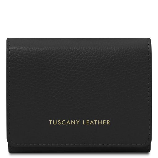 Iside Esclusivo Portafogli in Pelle - Misura Piccola Nero TL142436