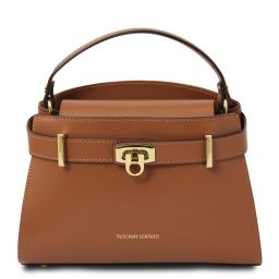 Maisy Leather Tote Cognac TL142459