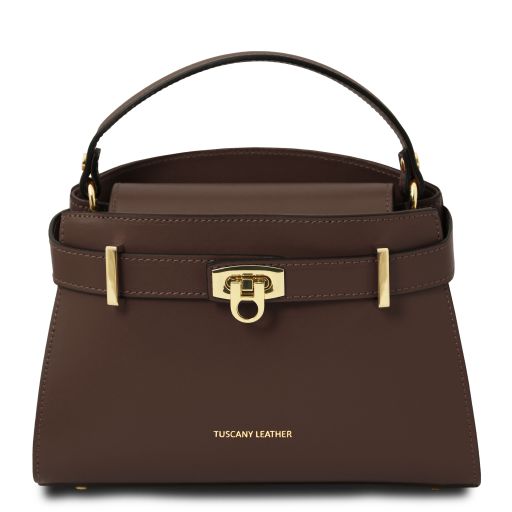 Maisy Leather Tote Coffee TL142459