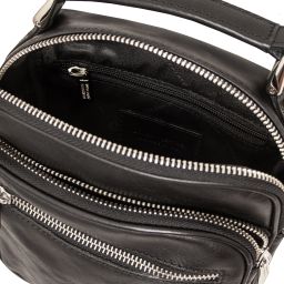 Paul Leather Crossbody Bag Black TL142457