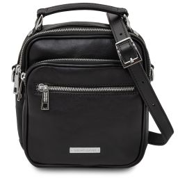 Paul Bolsillo Unisex en Piel Negro TL142457