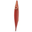 Diva Leather Clutch With Chain Strap Lipstick Red TL142461