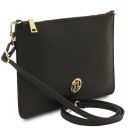 Diva Pochette in Pelle con Tracolla a Catena Nero TL142461