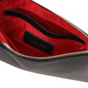Diva Bolso Noche en Piel et Bandolera de Cadena Negro TL142461