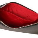 Diva Pochette in Pelle con Tracolla a Catena Nero TL142461