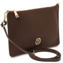 Diva Pochette in Pelle con Tracolla a Catena Caffè TL142461