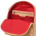 TL Bag Lederrucksack Für Damen aus Weichem Leder Champagne TL141376