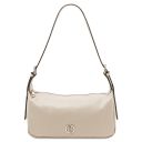 Miranda Sac Bandoulière en Cuir Souple Beige TL142467