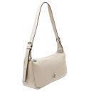 Miranda Soft Leather Shoulder bag Beige TL142467