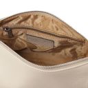 Miranda Soft Leather Shoulder bag Beige TL142467