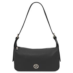 Miranda Soft Leather Shoulder bag Black TL142467
