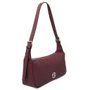 Miranda Borsa al Hombro en Piel Suave Bordeaux TL142467