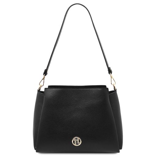 Abby Borsa al Hombro en Piel Negro TL142468