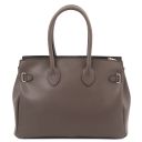 TL Bag Leather Handbag Темный серо-коричневый TL142174