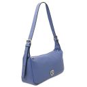Miranda Sac Bandoulière en Cuir Souple Bleu TL142467