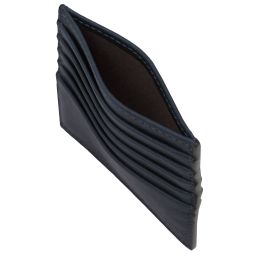 Tarjetero de Cuero Azul oscuro TL142469